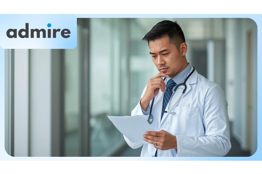 Medical Professional reviewing student loan options